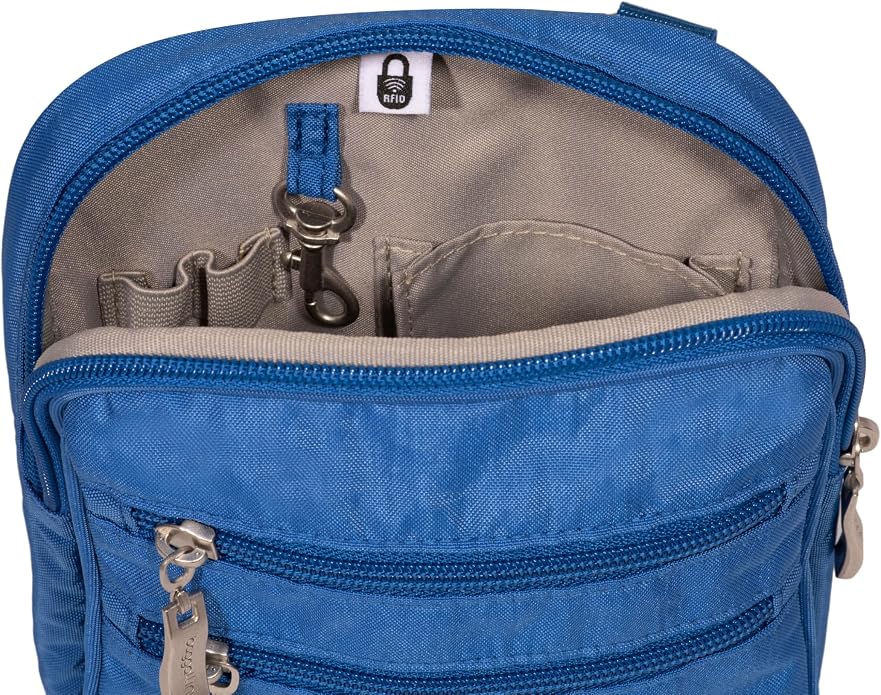 Baggallini Journey Crossbody Bags for Women 9x6 Small Lightweight Travel Handbag W/RFID