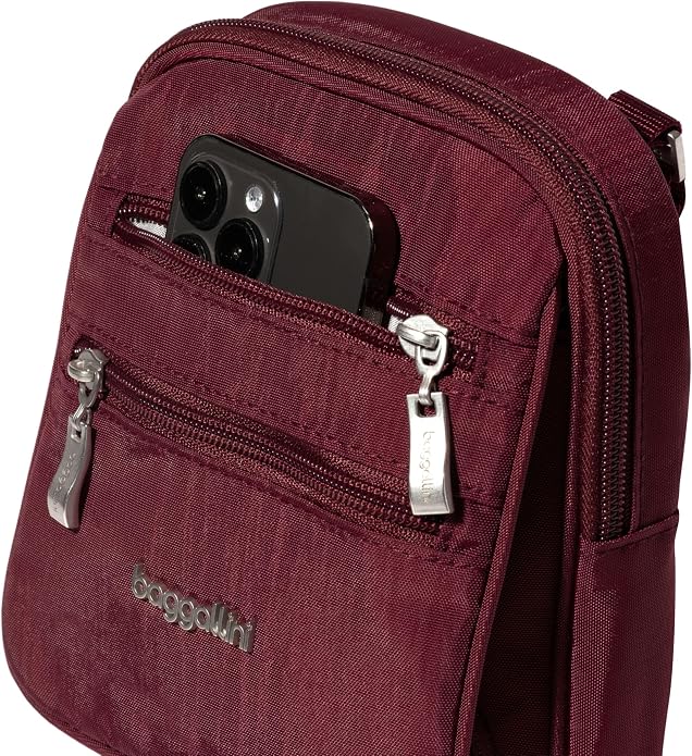 Baggallini Journey Crossbody Bags for Women 9x6 Small Lightweight Travel Handbag W/RFID
