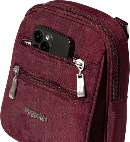 Baggallini Journey Crossbody Bags for Women 9x6 Small Lightweight Travel Handbag W/RFID