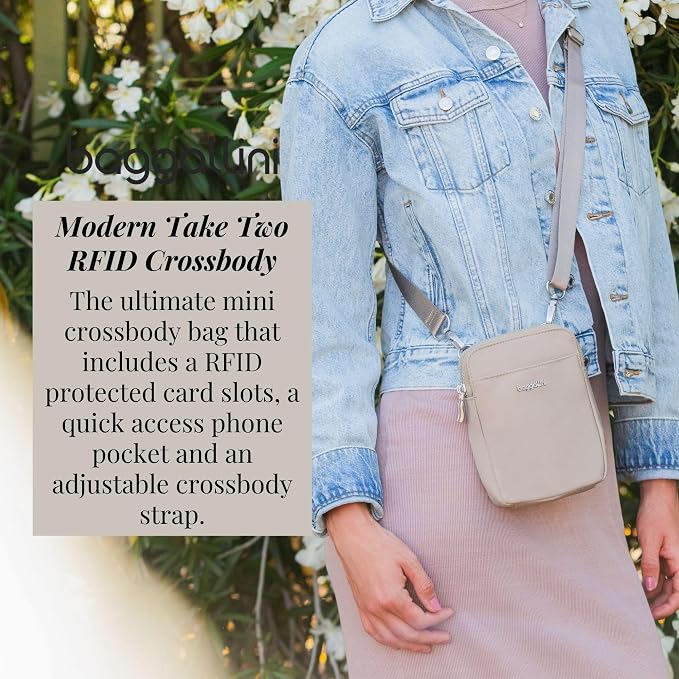Baggallini Women's Modern Take Two Rfid Crossbody