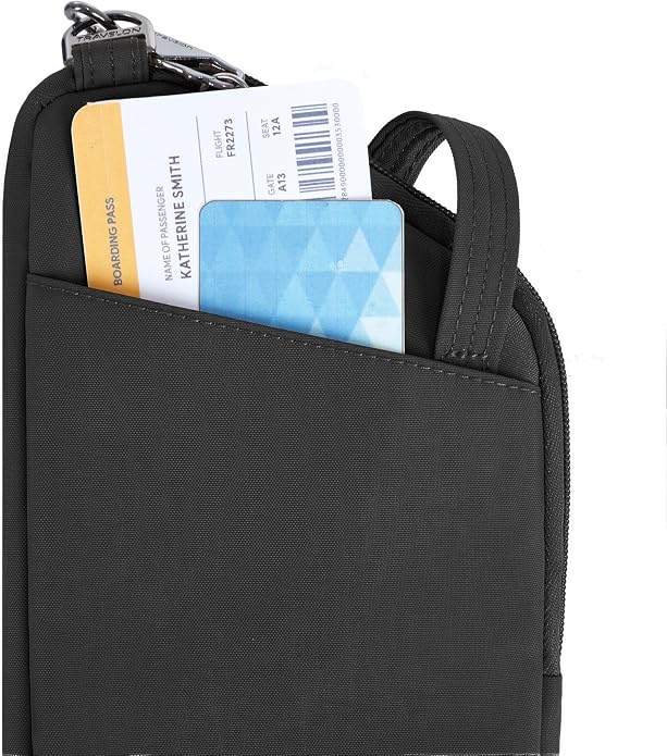 Travelon Anti-Theft Runways Slim Assymetric Crossbody