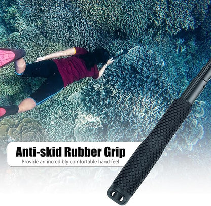SOONSUN 23'' Short Extension Selfie Stick Compact Hand Grip Waterproof Monopod Pole for GoPro Hero 13 12 11 10 9 8 7 6 5 4, Fusion, Session, Insta360 X2 X3, GO3, AKASO, DJI Osmo Action Camera