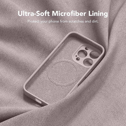 Magnetic for iPhone 16 Pro Case, Compatible with MagSafe, [Full Camera Protection][Screen Protector] Silicone Shockproof Protective Phone Case for iPhone 16 Pro 6.3", Hazel