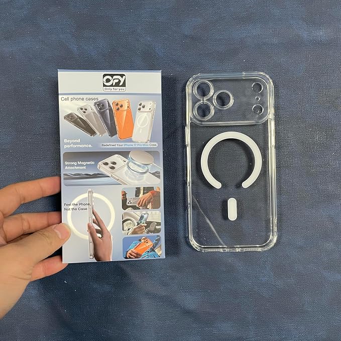 OFY ONLY FOR YOU Phone Cases Protector Drop Proof Compatible Shockproof Protective Transparent Cell Cover (Clear)