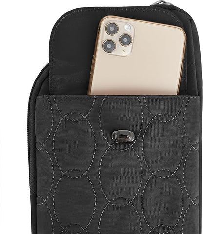 Travelon Anti-Theft Runways Slim Assymetric Crossbody