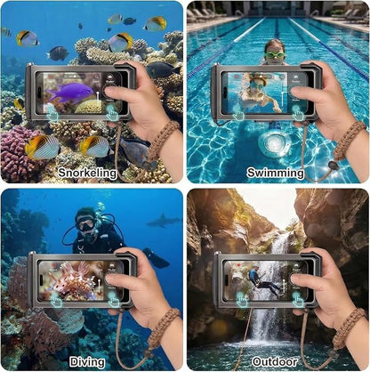 Gen 5th Diving Phone Case for iPhone 17 16 15 14 13 12 11 Pro Max Galaxy S25 S24 S23 Ultra, [98ft/30m] Waterproof Shellbox Underwater Camera Case, Professional for Scuba Snorkeling