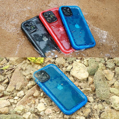 SPORTLINK for iPhone 14 Waterproof Case - Built-in Shockproof Dustproof Screen Protector - Heavy Duty Dropproof/Full Body 360 Protection/Cover for iPhone 14 6.1 Inch Blue