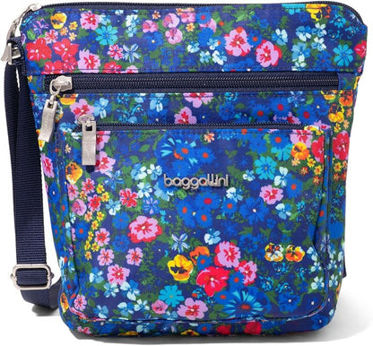 Baggallini Pocket Crossbody Bags for Women 8x8 Small Lightweight Durable Water-resistant Travel Purse W/Rfid