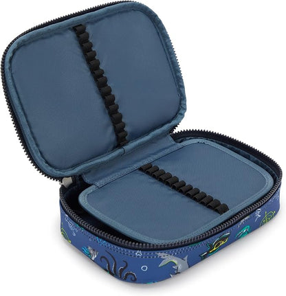 Kipling Women's 100 Pens Printed Case, Organize Accessories, Art Supplies, Makeup, Travel Organizer