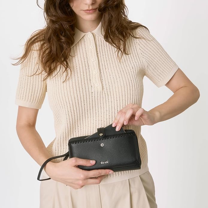 The Sak Iris Smartphone Crossbody Purse - Small Women's Cellphone Bag & Wallet For Everyday- Convertible Wristlet With Zipper