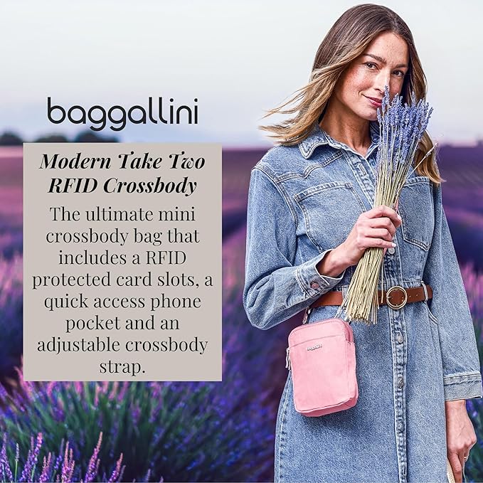 Baggallini Women's Modern Take Two Rfid Crossbody