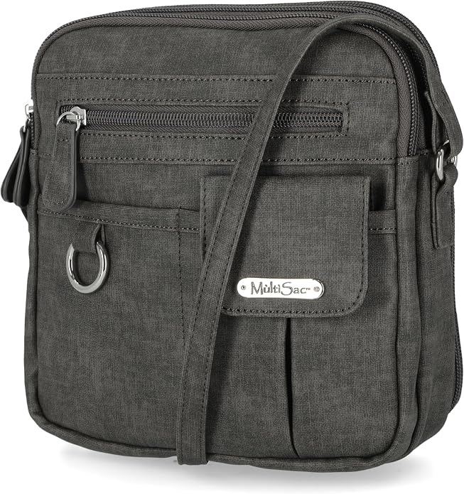 Multisac Women's MultiSac North South Mini Zip Around Crossbody