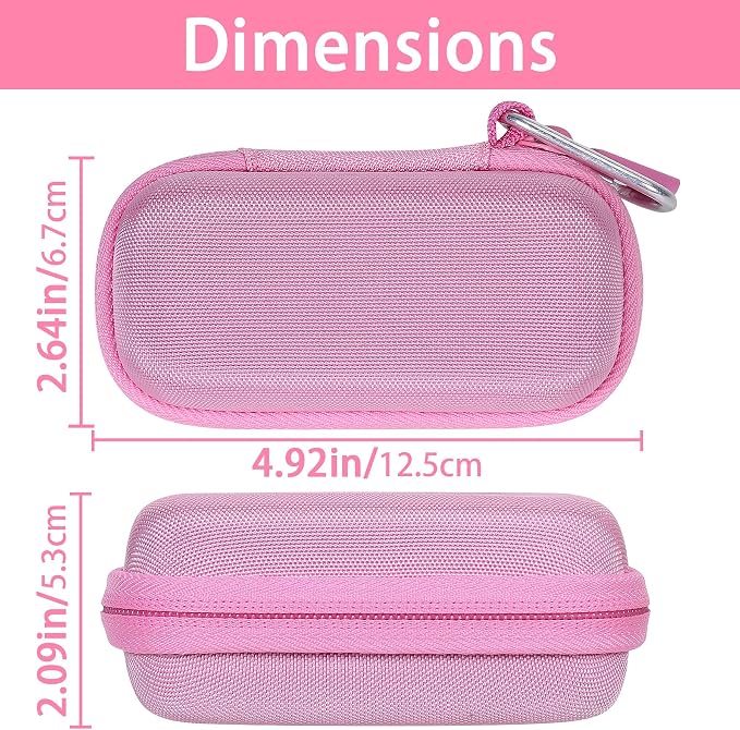 co2CREA Hard Case Compatible with Anker 621 Nano Power Bank 5,000mAh 12W Portable Charger, Pink Case
