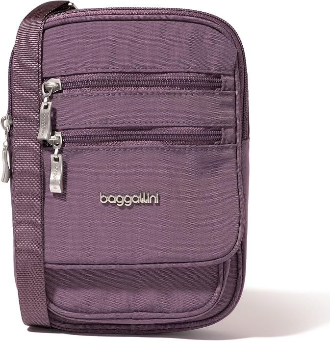 Baggallini Journey Crossbody Bags for Women 9x6 Small Lightweight Travel Handbag W/RFID