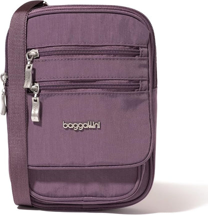 Baggallini Journey Crossbody Bags for Women 9x6 Small Lightweight Travel Handbag W/RFID
