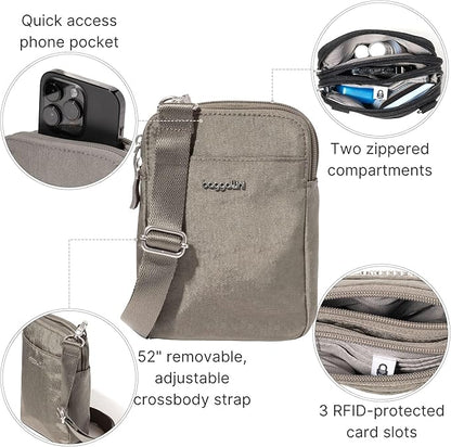Baggallini Women's Modern Take Two Rfid Crossbody