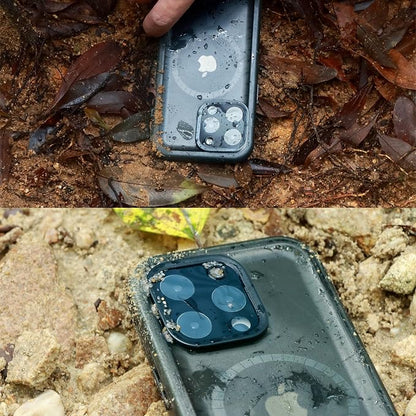 SPORTLINK for iPhone 15 Pro Case - IP68 Waterproof Military Protective Full Body Heavy Duty Shockproof 360 Sealed Dustproof with Camera Screen Protector Phone Cover for i Phone 15 Pro 6.1" Mag/Black