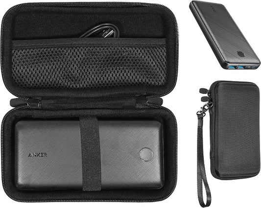 CaseSack case for Anker Portable Charger, Anker Power Bank 325 (PowerCore Essential 20K), 313 Power Bank (PowerCore Slim 10K), 523 (PowerCore 10K), 525 (PowerCore 20K)