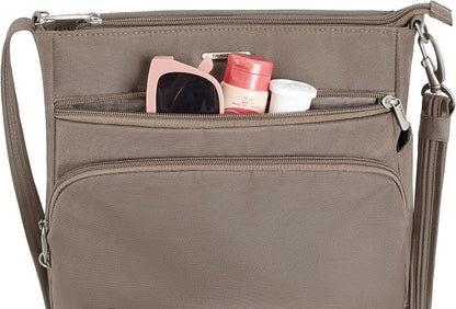 Travelon Anti-Theft Classic North/South Crossbody Bag