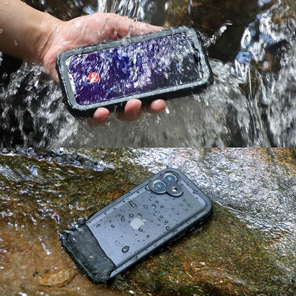 SPORTLINK for iPhone 16 Plus Case - IP68 Waterproof Military Protective Full Body Heavy Duty Shockproof 360 Sealed Dustproof with Camera Screen Protector Cover for i Phone 16 Plus 6.7" Black