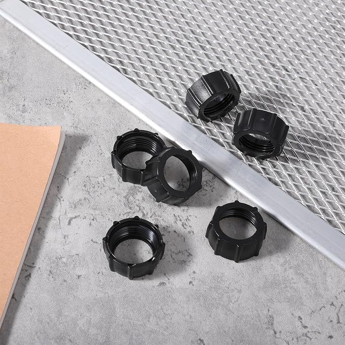 6 Pcs Car Phone Mount Replacement Parts Tightening Nut for Replacement Screw-On Parts Adapter Phone Holder Tightening Nut Screw-On Bracket Holder Ring for DVR Camcorder Wireless Charger