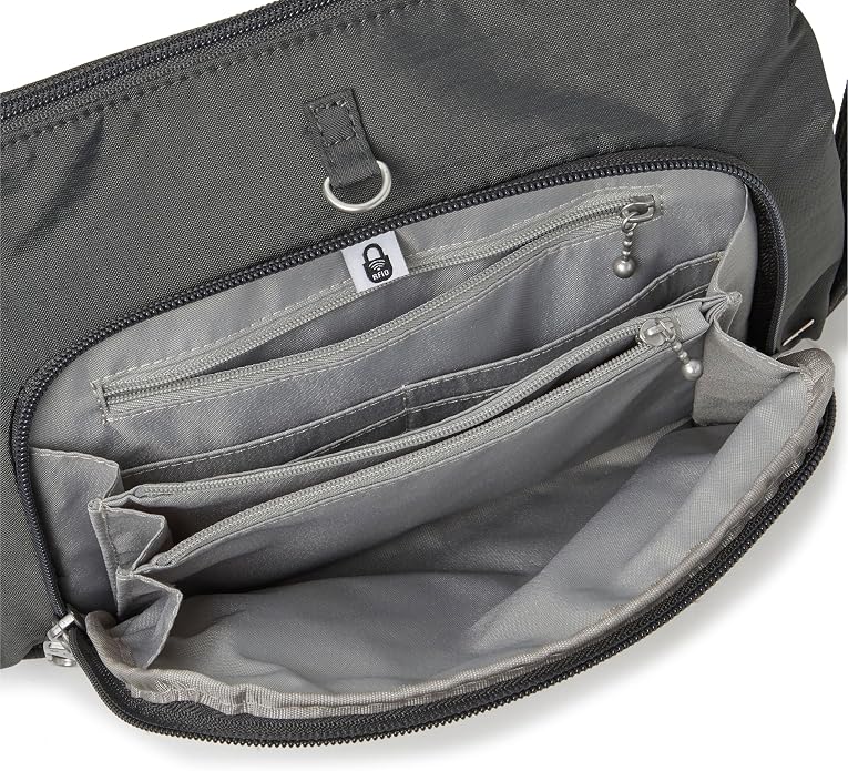 Baggallini womens Securtex Anti-theft Memento Crossbody Bag