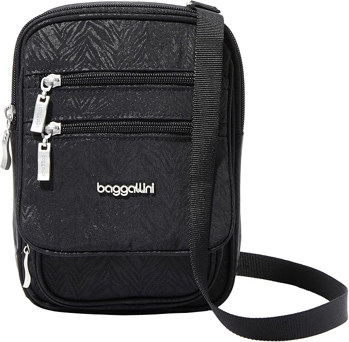 Baggallini Journey Crossbody Bags for Women 9x6 Small Lightweight Travel Handbag W/RFID