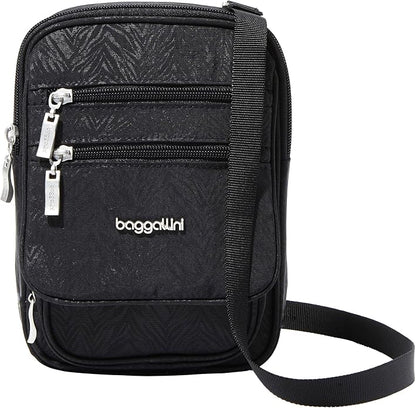 Baggallini Journey Crossbody Bags for Women 9x6 Small Lightweight Travel Handbag W/RFID