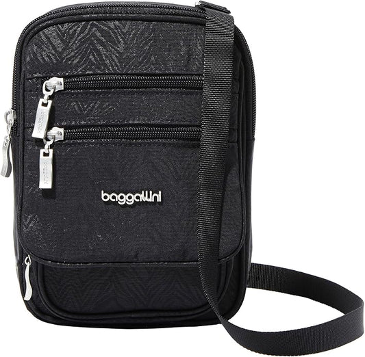 Baggallini Journey Crossbody Bags for Women 9x6 Small Lightweight Travel Handbag W/RFID