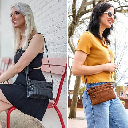 MINICAT Multiple Pockets Small Crossbody Purse Cell Phone Purse Shoulder Bags for Women Cross Body Bag for Woman
