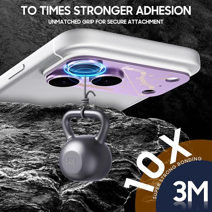 2 Pack Camera Lens Protector for iPhone 17 Pro Max,Leo Pattern, AR 360-Degree Protection,Drop Protection,Anti Scratch Full-Coverage,Camera Transmfttance HD,Easy Installation, Purple