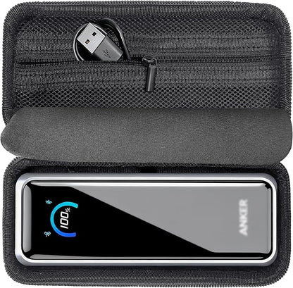 Case Compatible with Anker Prime Power Bank, 26,250mAh/20,100mAh 3-Port 300W Portable Charger, Battery Charging Station Carrying Travel Storage Holder for USB-C Chargers (Box Only)