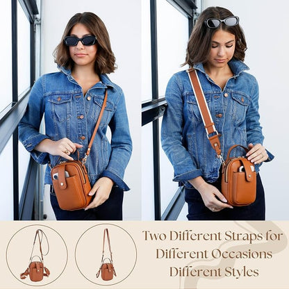 Mali+Lili Gail Vegan Leather Multi Compartment Crossbody Bag
