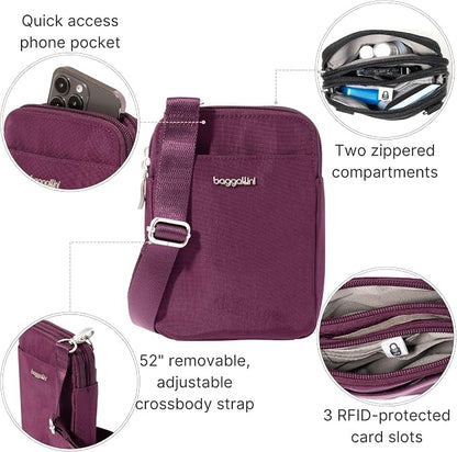 Baggallini Women's Modern Take Two Rfid Crossbody