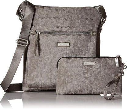 Baggallini womens Go Bagg With Rfid Phone Wristlet