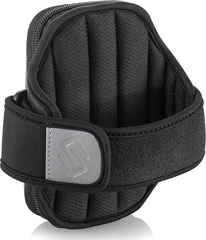 Sporteer Entropy E8 Padded Running Armband - Contoured Memory Foam Support for iPhone 17/16/15 Pro Max & Plus, Galaxy S26+/S25+, Pixel 10/9 Pro XL & Most Phones Up to 165mm - Fits Large Cases