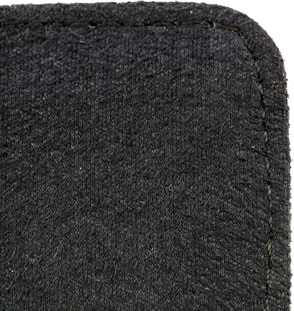 Eco-Fused Microfiber Cleaning Cloth Pad - 6 Pack of 3 x 3 inches Pads - Ideal for Cleaning Smart Phones, Tablets, Laptops, Computers, TV Screens (Blue, Black, Red - 6 Pack)